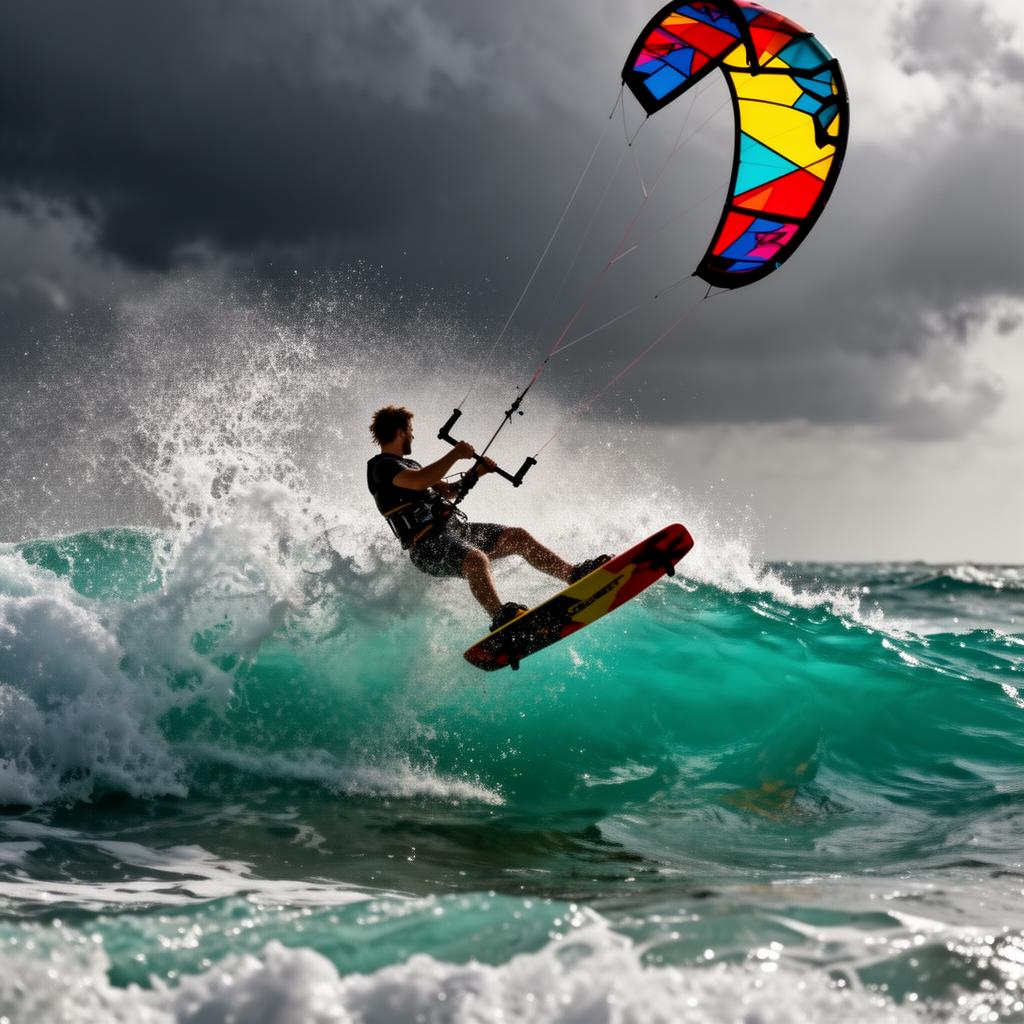 Kitesurfing